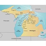 GARMIN LAKEMASTER MICHIGAN ON GARMIN DATA CARD