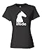 iRide - Ladies' T-Shirt/Horse Riding, Jumping, Equine Lover 4H Tee Shirt