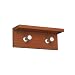 Safco Contempo Wood Wall Rack, 2 Hook, Cherry
