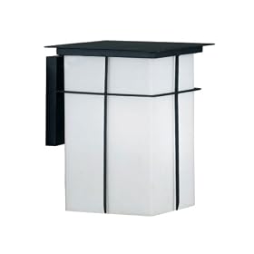 Kenroy Home 70002TB Mesa 7-Inch Shade and 10-Inch Extension Large Wall Lantern by Kenroy Home