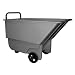 Bayhead 1/3 CU-L Polyethylene Light Duty Haul-All Tilt Truck, 8" x 2" Wheel, 275 lbs Capacity, 1/3 Cubic Yard