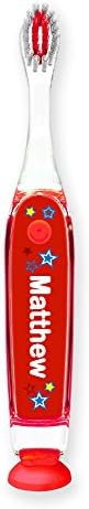 Dimension 9 938109 Personalized Flashing Toothbrush, Matthew