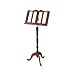 Stageline European Crafted Music Stand - Mahogany, Wood Post