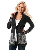 Motherhood Maternity: Long Sleeve Fairisle Maternity Cardigan