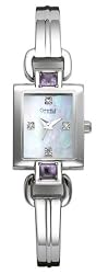 Caravelle by Bulova Women's 43P008 Diamond Accented Mother of Pearl Dial Watch