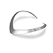 High Polished Stainless Steel Necklace Love Choker Heart Shape Tri-color Gold/ Rose Gold/ Silver Women Fashion Jewelry