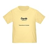 Personalized Jacob Version 1.0 Baby Infant Toddler Kids Shirt - Birthday Collection