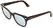 Ray-Ban Meteor 107762 Wayfarer Sunglasses,Gradient Blue & Havana Frame/Crystal Sky Blue Lens,One Size