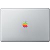 Apple Macbook retro logo decal multicolour sticker art for 11",13", 15", 17" laptop.
