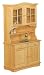 Kitchen & Housewares : Solid Wood Hutch and Buffet - Unfinished FREE SHIPPING!