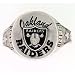 Oakland Raiders Pewter Ring
