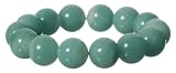 14mm Round Amazonite Beaded Stretch Bracelet