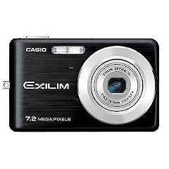 Casio EXILIM EX-Z77 BK Digitalkamera (7 Megapixel, 3-fach opt. Zoom, 6,6 cm (2,6 Zoll) Display) schwarz