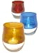 X4-LIFE 11234 Pretty LED-Windlicht transparent 3er Set