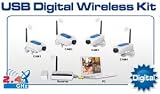4 Camera CCTV System With USB Output