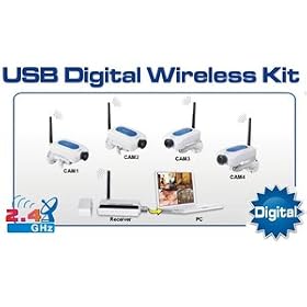 4 Camera CCTV System With USB Output