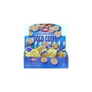 Lowest Priced Chanuka/Hanukah Milk Chocolate Gold Gelt Coins