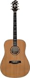 Hagstrom Elfdalia Dreadnought Acoustic Guitar Natural (Natural)