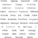 Technique Tuesday - Clear Stamps - Organized and Inspired