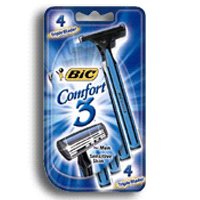 Buy BIC Mens Comfort 3 Advance Shavers for Men with Sensitive Skin - 4 ea, 6 Packs