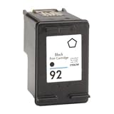 HP C9362W (HP 92) Remanufactured Inkjet Cartridge Black for HP DeskJet 5440/PhotoSmart 7850/PSC 1510 InkJet Printers