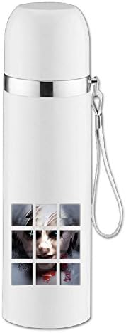 Custom High-quality Stainless Steel Drink Cup IN THIS MOMENT RISING DEAD Heavy Metal Band Beverage Bottle For School White 14.5oz/350ml