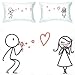 BoldLoft "From My Heart to Yours" Couple Pillowcases-Romantic Valentine's Day Gifts for Couples, Cute Valentines Gifts for Him or Her, Romantic Anniversary Gifts