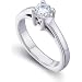 14K White or Yellow Gold Diamond Engagement Ring - 0.50 Ct.