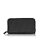 Fendi Wallets | Fendi Men's Wallets - Fendi Black Zucca Coated Canvas Zip Around Wallet
