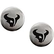 Stainless Steel Houston Texans Logo Stud Earrings