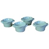 BIA Cordon Bleu Wavy 4-1/2-Ounce Round Ramekins, Set of 4, Almond