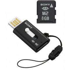 8GB Memory Stick Micro M2 with USB Adaptor