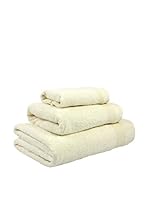 Flor De Algodón Juego De Toallas Zar (Beige)