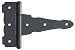 20 Pack Stanley Hardware 15-6490 8 Black Coated Decorative Lifespan T-Hinge