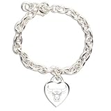 Wincraft Chicago Bulls Heart Charm Bracelet