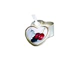 Earthly Body Edible Heart Candle, Cherry, 4 ounces Tin