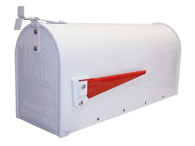 DEMA American Mailbox aus Stahl, weiß