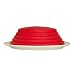Kitchen & Housewares : Silicone Food Cover - Red