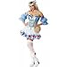 Rebel Toons Costume Adult Alice In Wonderland - Adult Small