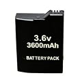 Neewer 2X 3.6V 3600mAh Replacement Battery Pack for Sony PSP Slim 2000 3000 Video Games Batteries