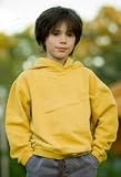 Pigment Dye Youth Overdyed Pullover Hooded Sweatshirt