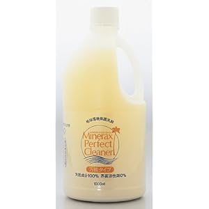 【クリックで詳細表示】天然成分、万能 無臭洗剤・エコ洗剤(アトピー アレルギー対応)がミネラックスパーフェクトクリーナー除菌・消臭効果・再付着防止・ソフト仕上がり・キッチン洗剤・カビ・ぬめり防止にも効果を発揮・無公害洗剤＜地球環境保護洗剤＞