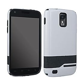 Body Glove Samsung Galaxy S II T989 T-Mobile Diamond Hard Shell White with Gray trim by 