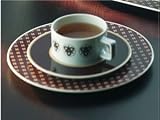 Arzberg Kyoto Kyoto Brown Teacup with Saucer 7.4-oz.