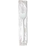 Baily MWF/IW White Medium-Weight Wrapped Fork, 6.25" (Case of 1,000)