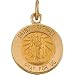 12.00 MM 14K Yellow Gold St. Raphael Medal