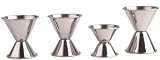 4 Piece Stainless Steel Jigger Set