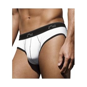 2(x)ist Men's Essential Contrast No Show Brief