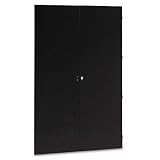 Jumbo Steel Storage Cabinets, 48 x 24 x 78, Black