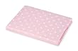 American Baby Company 100% Cotton Percale Porta-Crib-Sheet - Pink Dots